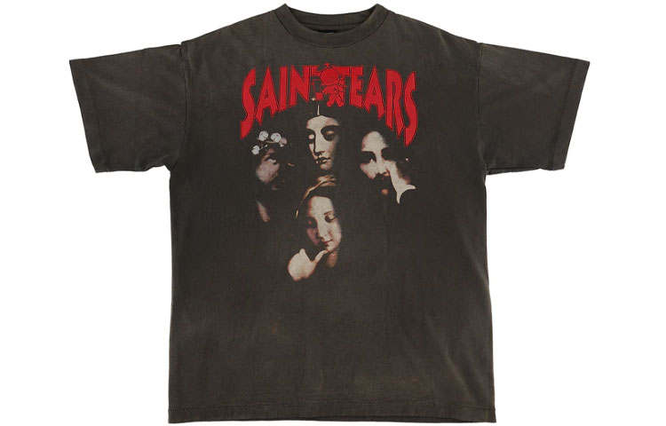 SAINT Mxxxxxx T Shirt Men's Brown