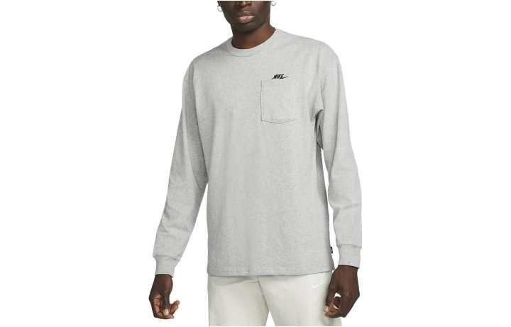 Nike Nike T Shirts Men's Gray Crew Neck Moderate