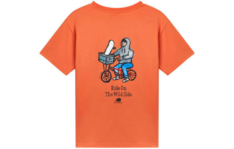 New Balance New Balance Graphic Print T Shirt Unisex Orange
