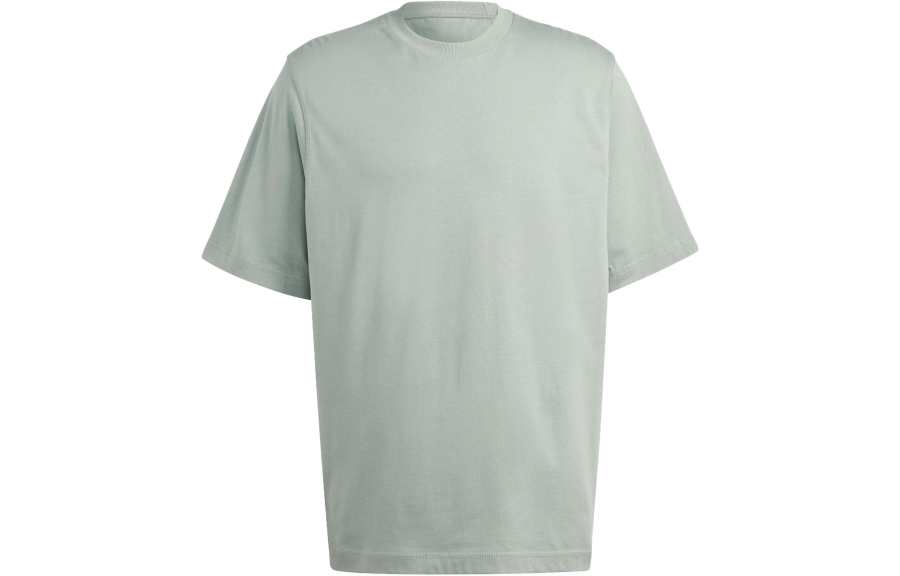 Adidas Adidas T Shirts Men's Green Crew Neck Moderate Straight Fit