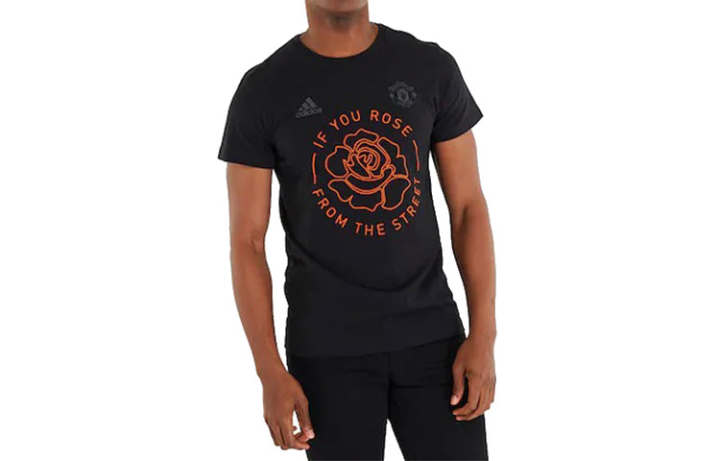 Adidas Adidas T Shirts Men's Black Crew Neck Moderate Straight Fit