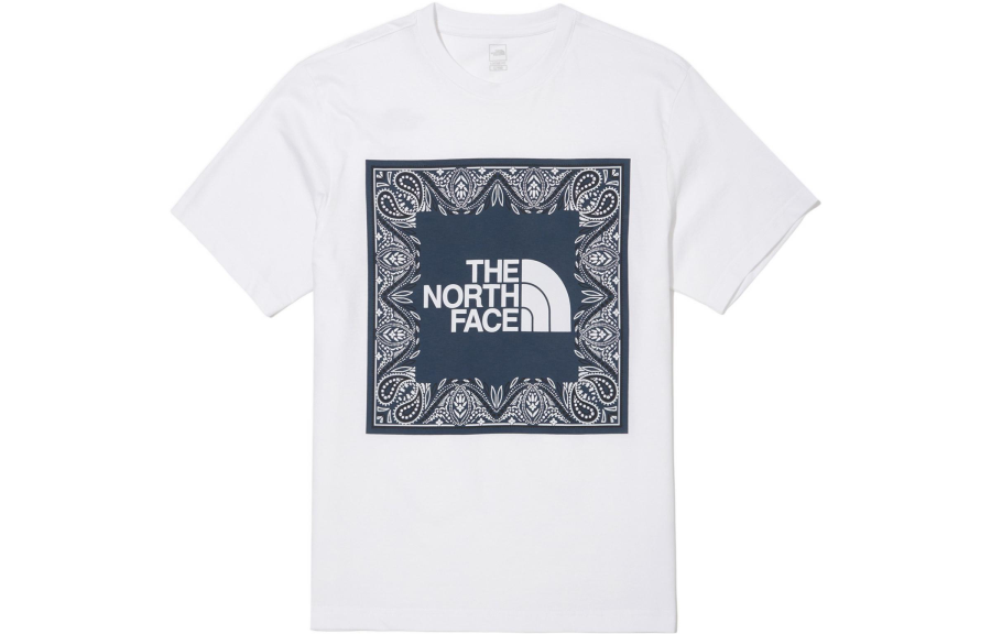 THE NORTH FACE Cashew Flower Collection T Shirt Unisex White Black
