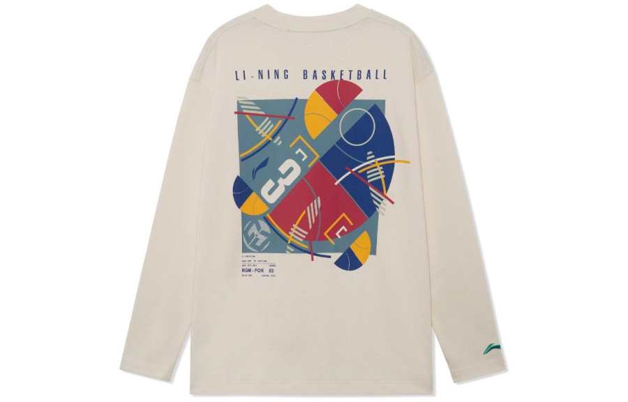 Li-Ning Li Ning T Shirt Men's Eggnog Gray