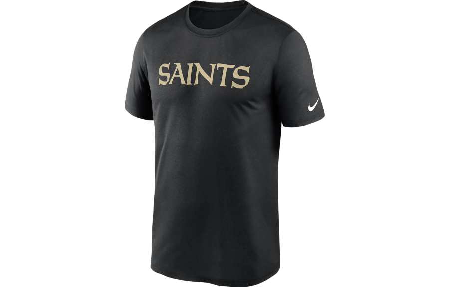 Nike Nike Dri Fit T Shirts Men's Black Crew Neck Moderate Straight Fit