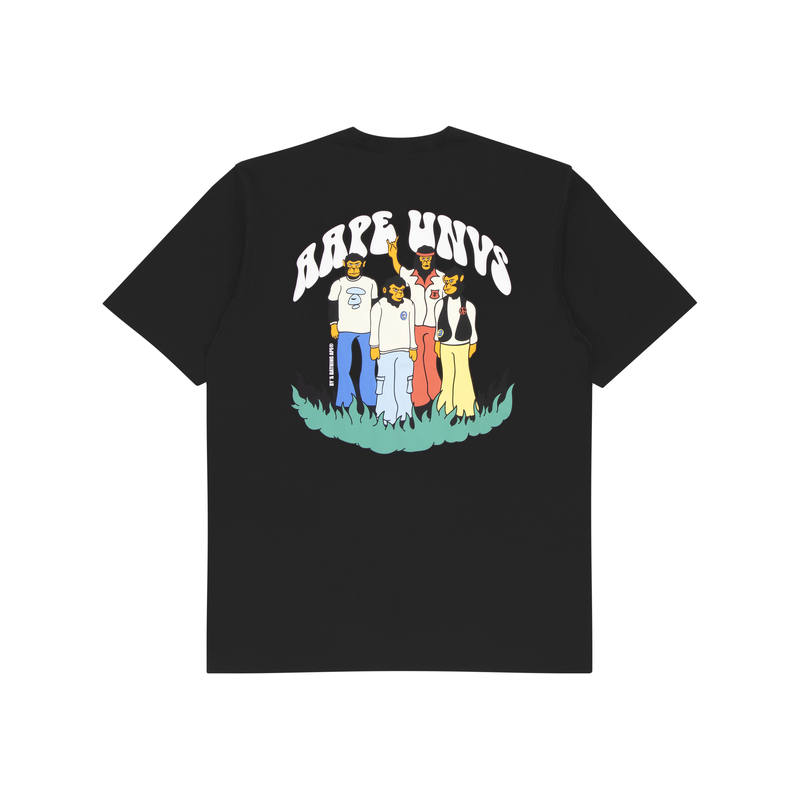 Aape T Shirts Men's Crew Neck Moderate Straight Fit