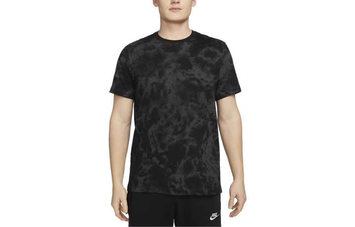 Nike Nike T Shirts Men's Black Crew Neck Moderate Straight Fit