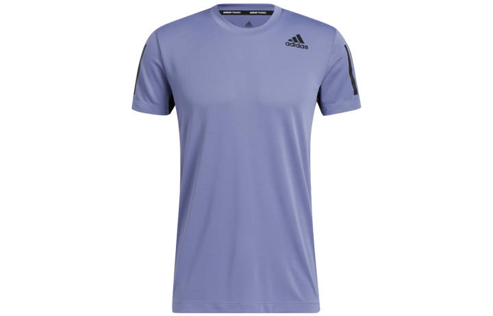 Adidas Adidas Set in Sleeve T Shirt Men's Light Purple