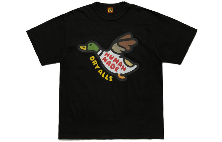 HUMAN MADE T Shirts Unisex Crew Neck Moderate Straight Fit