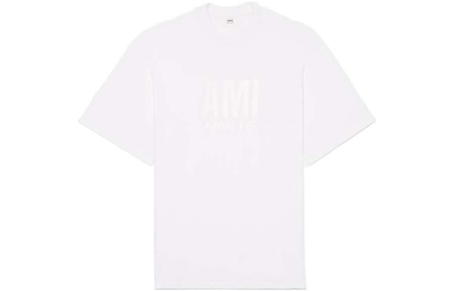AMIPARIS AMI Logo Printed Crewneck T-Shirt