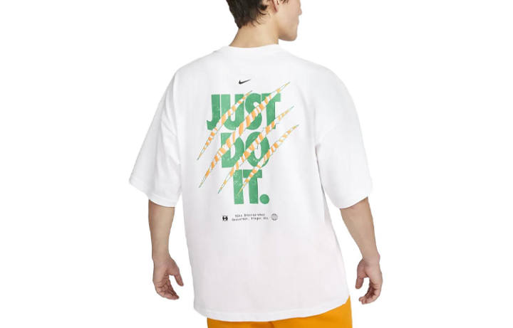 Nike Nike Drop Shoulder Sleeve T Shirt Men's White