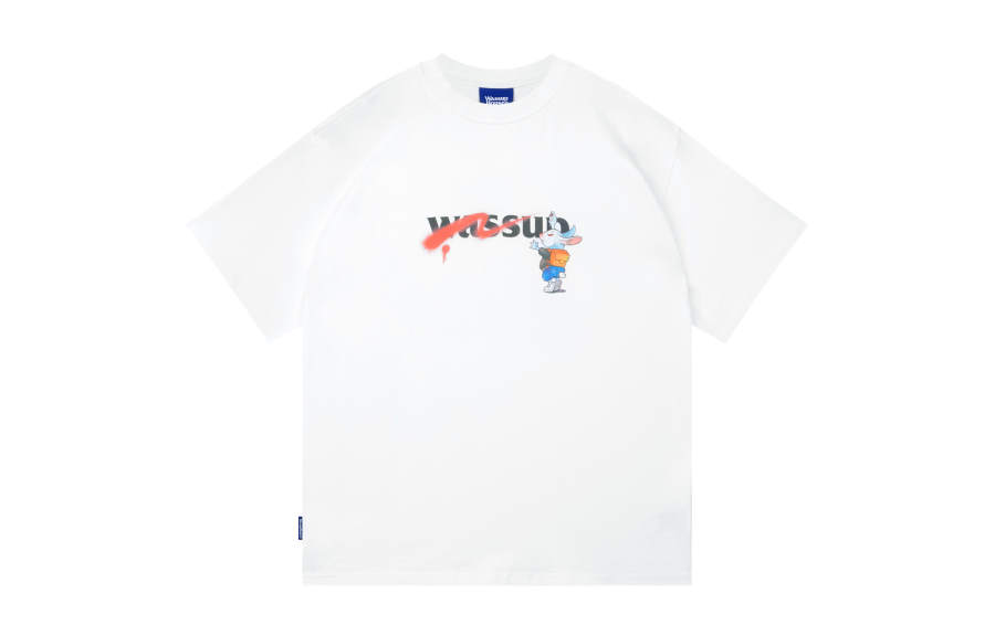 WASSUP T Shirts Unisex Crew Neck Moderate Straight Fit