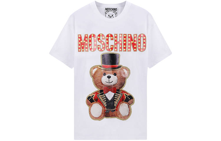 MOSCHINO SS21 T Shirt Unisex White