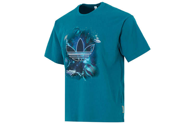 Adidas Originals T Shirt Unisex Natural Wild Duck Green