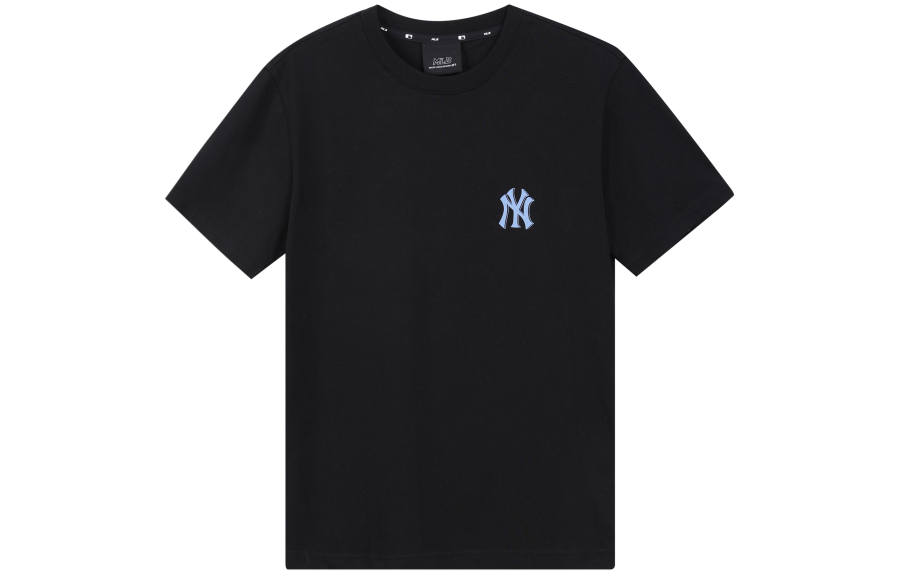 MLB New York Yankees T Shirts Unisex Black Crew Neck Moderate
