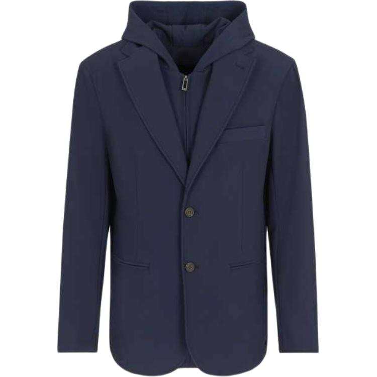 EMPORIO ARMANI Canneté Stretch Blazer