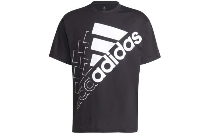 Adidas Adidas T Shirts Unisex Black Crew Neck Moderate Straight Fit