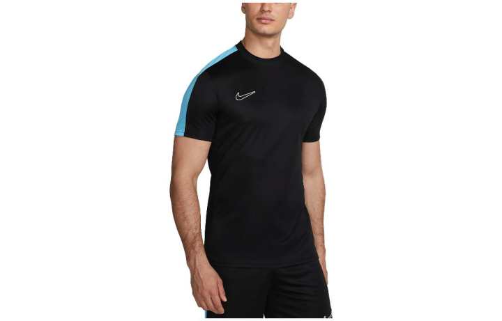 Nike Nike T Shirts Men's Black Blue Crew Neck Moderate Straight Fit