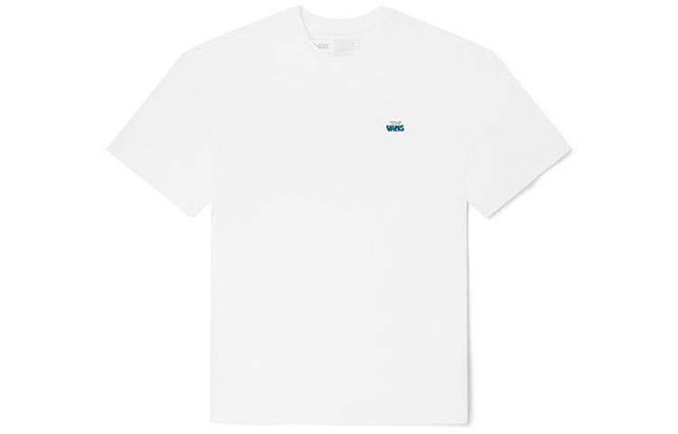 Vans T Shirts Unisex White Crew Neck Moderate Straight Fit