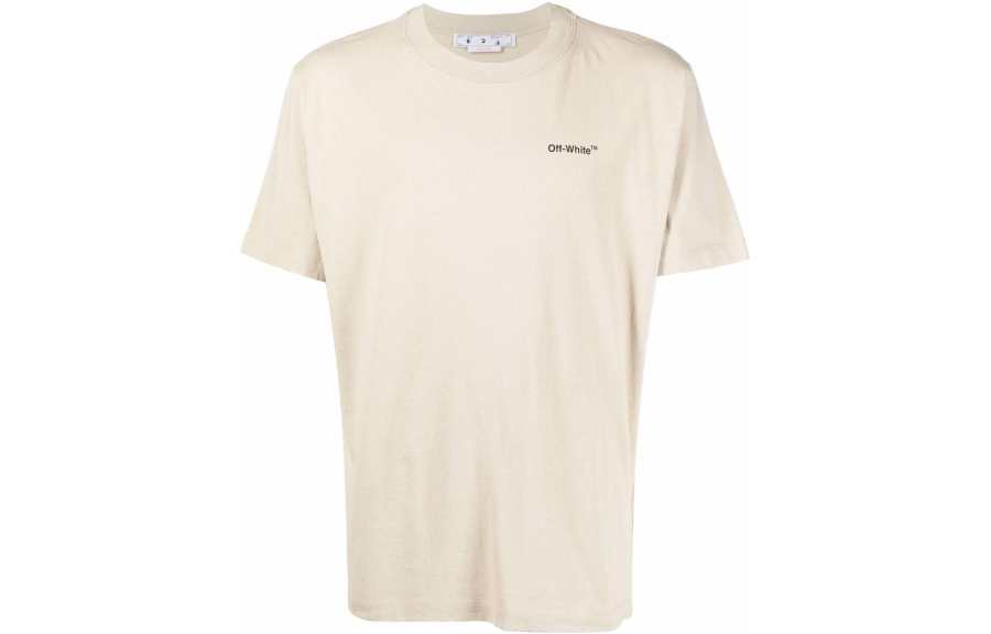 OFF-WHITE OFF WHITE Caravaggio Saint Jerome Writing Arrows Slim T Shirt