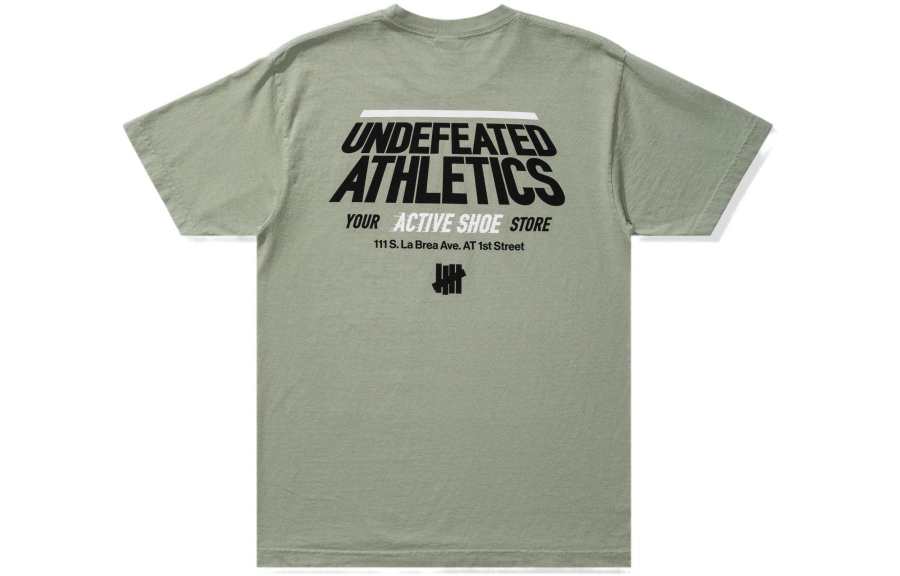 UNDEFEATED T Shirts Men's Crew Neck Moderate Straight Fit