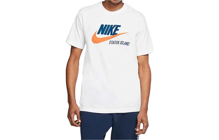 Nike Nike T Shirts Men's White Crew Neck Moderate Straight Fit