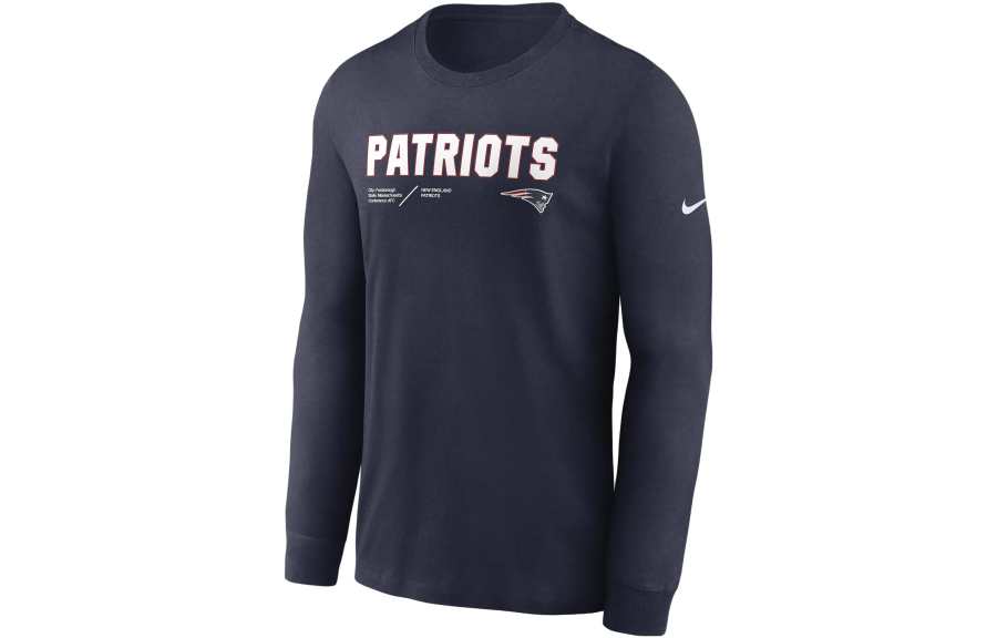 Nike Nike T Shirts Men's Marine Blue Crew Neck Moderate Straight Fit