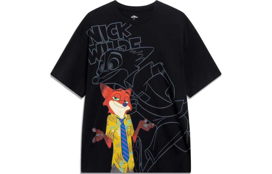 Li-Ning Li Ning Disney T Shirt Men's Black