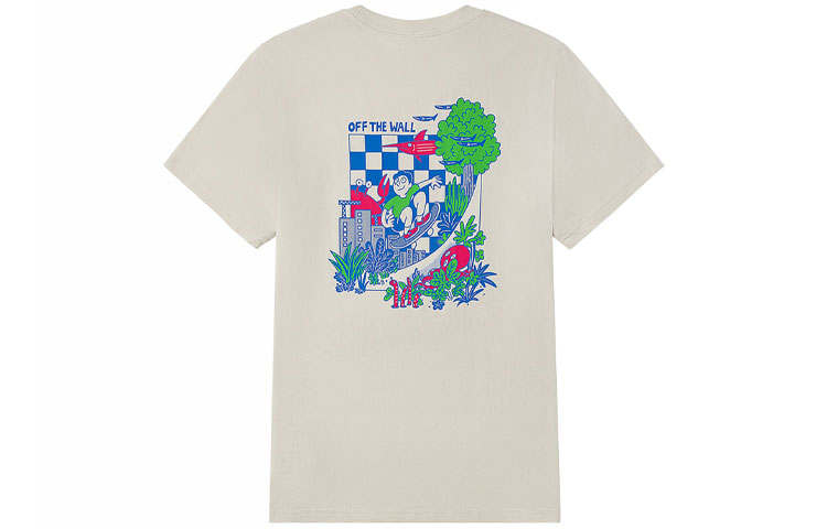 Vans Vans Off THE WALL T Shirt Unisex Oat