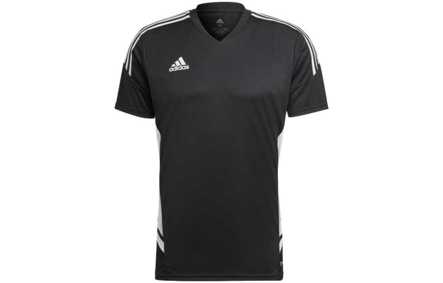 Adidas Adidas T Shirts Men's Black V Neck Moderate Straight Fit