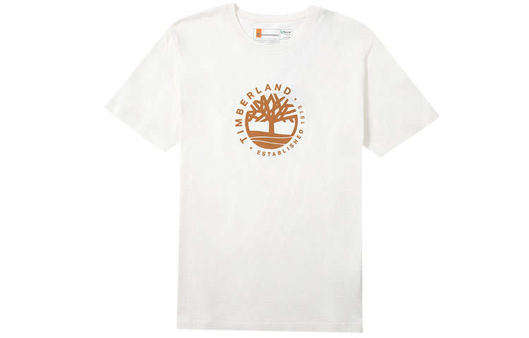 Timberland T Shirt Unisex Vintage White