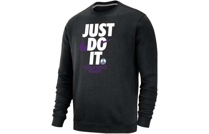 Nike Nike Orlando Pride Club Fleece Men's Nike Soccer Crew Neck Sweatshirt