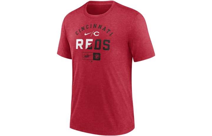 Nike Nike T Shirts Men's Red Crew Neck Thin Straight Fit