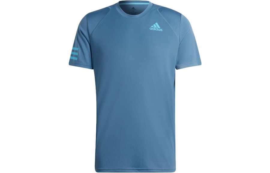 Adidas Adidas T Shirts Men's Blue Crew Neck Moderate