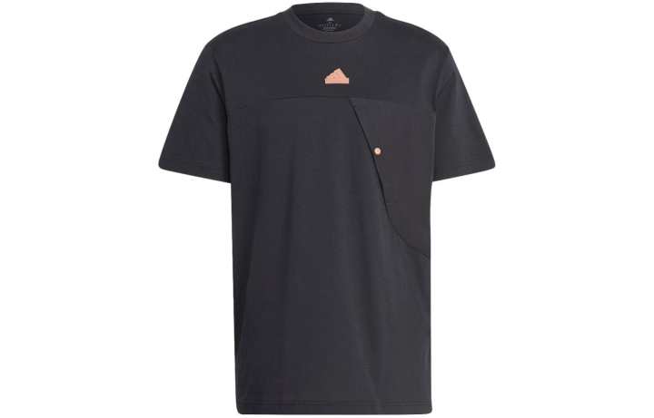Adidas Adidas T Shirts Men's Black Crew Neck Moderate Straight Fit