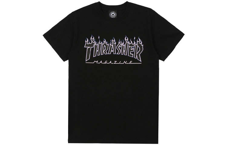 Thrasher Thrasher SS22 T Shirt US Version Unisex Black
