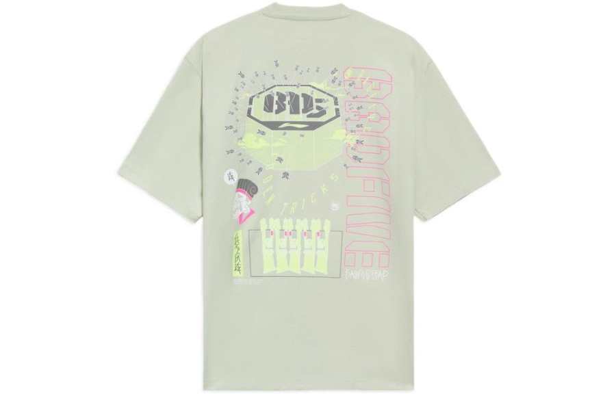 Li-Ning LiNing Drop Shoulder Sleeve T-Shirt Men's Green