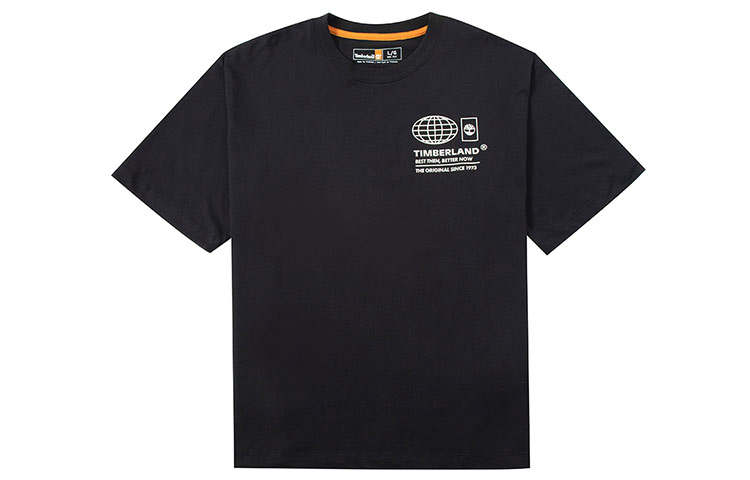 Timberland T Shirts Unisex Black Crew Neck Moderate Other