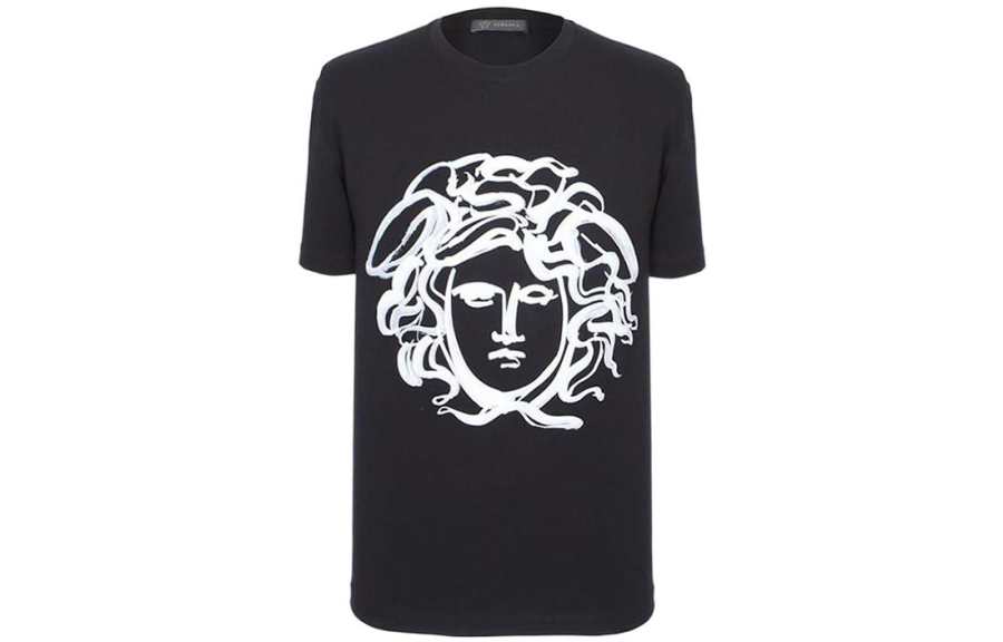VERSACE VERSACE SS22 Regular T Shirt Men's Black
