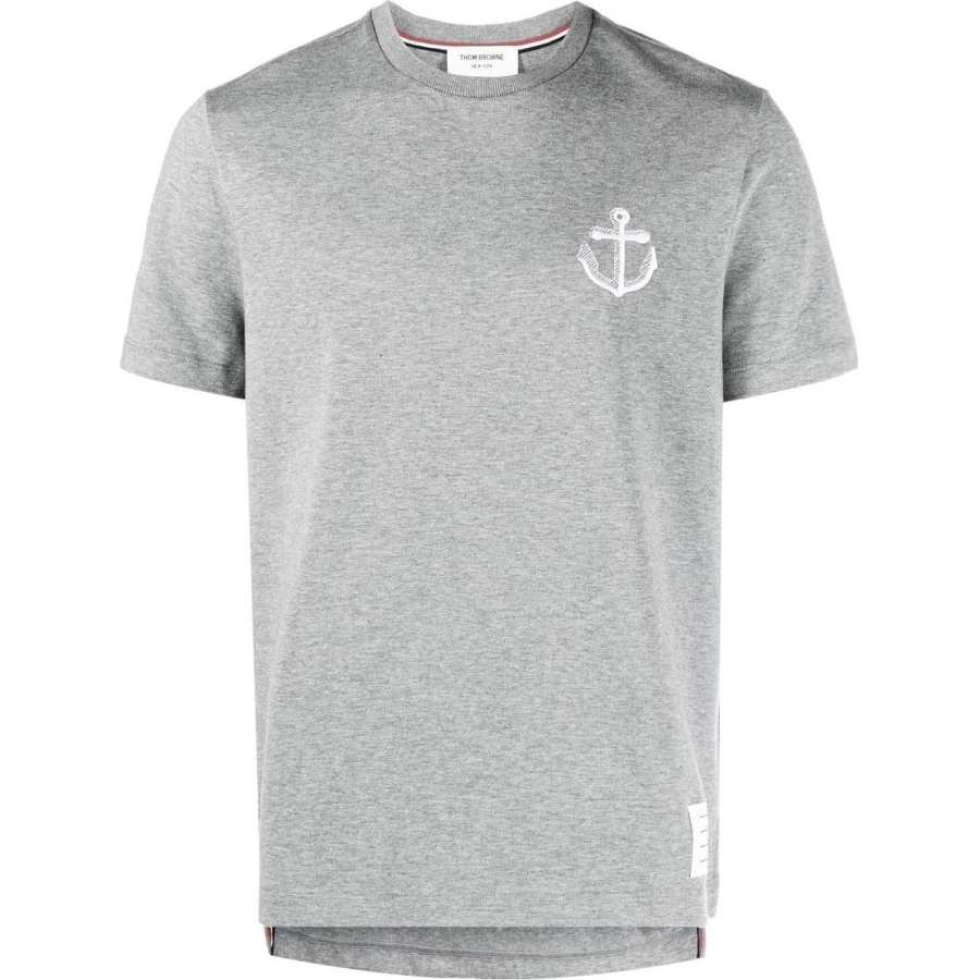 THOM BROWNE THOM BROWNE· T Shirt Summer Men's Gray
