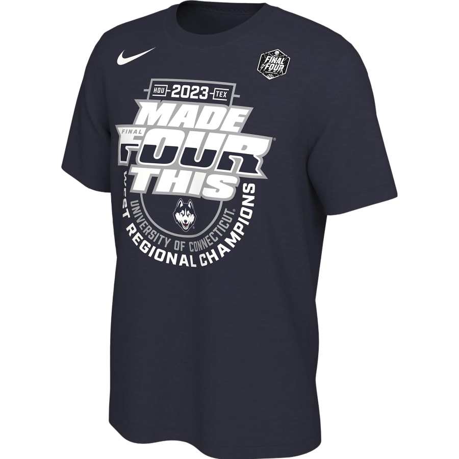 Nike Nike T Shirts Men's Marine Blue Crew Neck Moderate Straight Fit