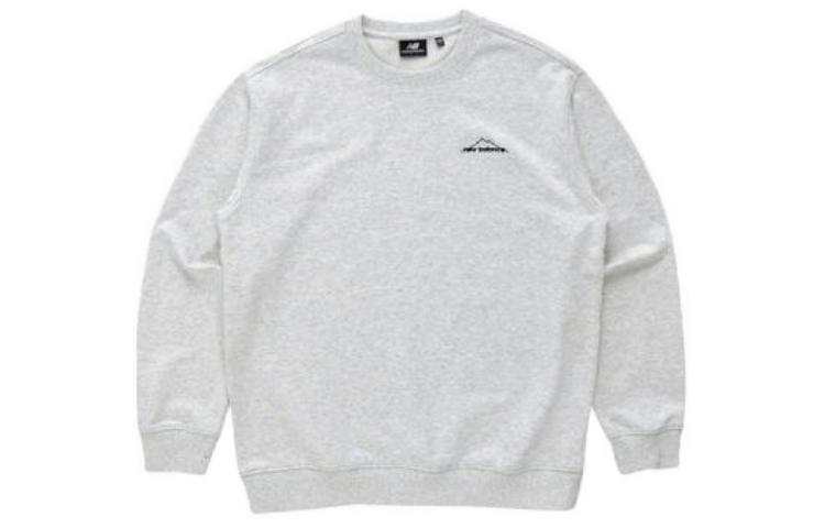 New Balance New Balance T Shirts Men's Gray Crew Neck Moderate Straight Fit