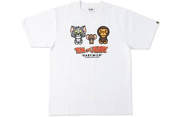 A BATHING APE Bape X Tom And Jerry Baby Milo 2 Tee