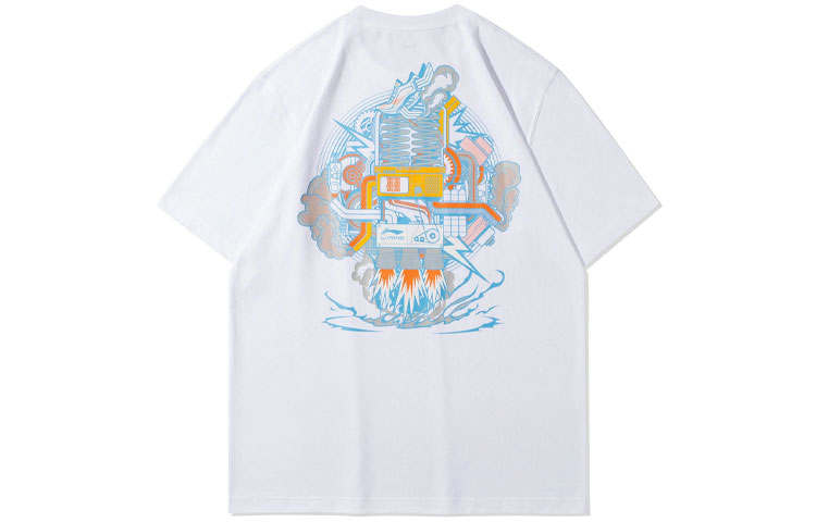 Li-Ning Li Ning Sports Fashion Collection T Shirt Men's White