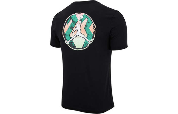 Jordan Jordan Sport T Shirts Men's Black Crew Neck Moderate