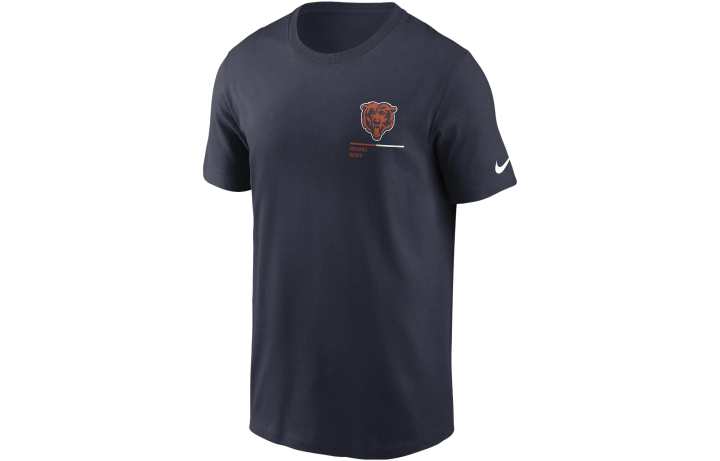 Nike Nike T Shirts Men's Navy Crew Neck Moderate Straight Fit