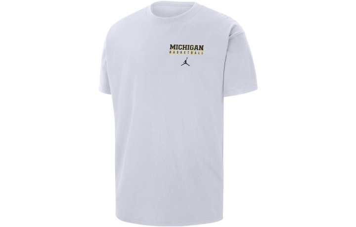 Jordan Jordan T Shirts Men's White Crew Neck Moderate Straight Fit