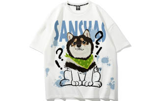 SANSYAS T Shirts Unisex Crew Neck Moderate Straight Fit
