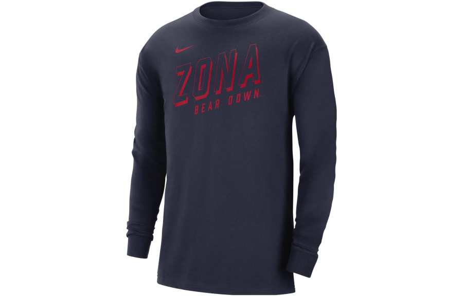 Nike Nike T Shirts Men's Marine Blue Crew Neck Moderate Straight Fit