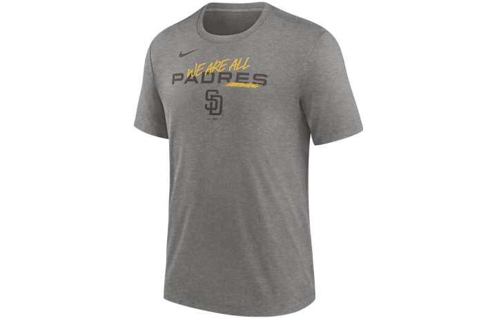 Nike Nike T Shirts Men's Gray Crew Neck Moderate Straight Fit