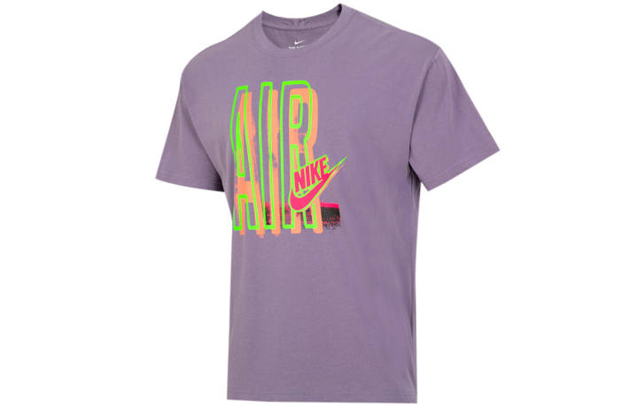 Nike Nike Drop Shoulder Sleeve T Shirt Men's Purple